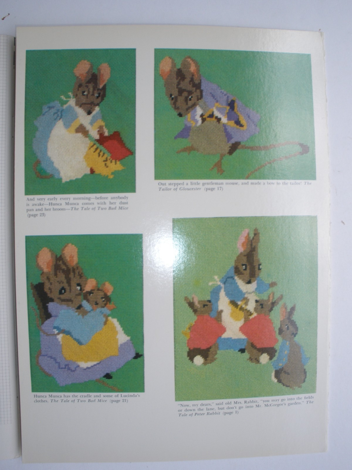 24 Needlepoint Designs Beatrix Potter by Rita Weiss charts patterns Dover