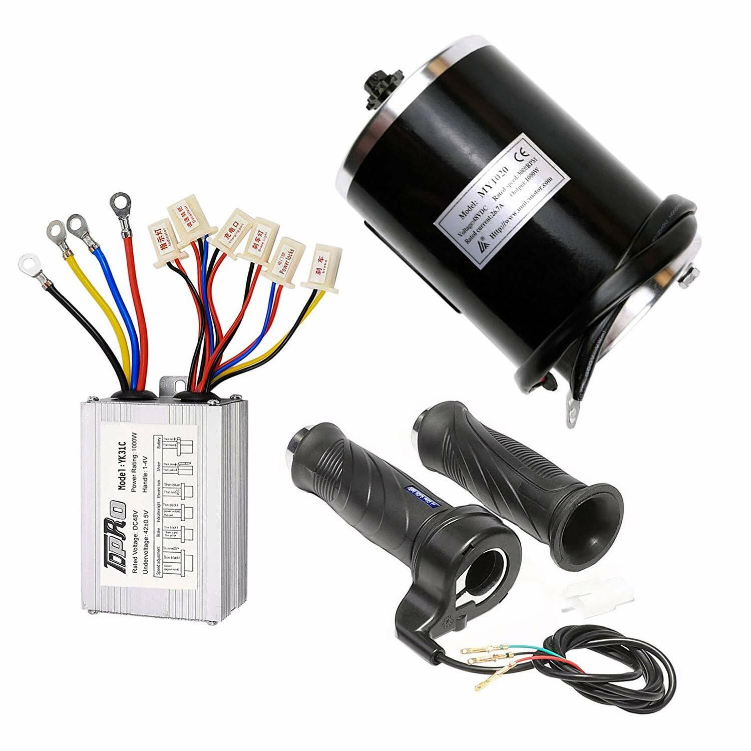48V 1000W Brush Motor Controller Throttle for Scooter ATV Bicycle Go kart