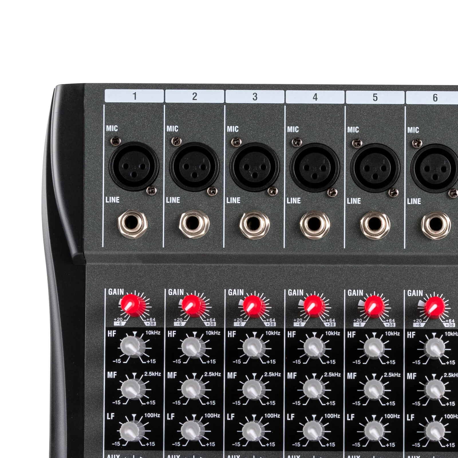 Professional Digital 6Channel Bluetooth Live Studio Audio Mixer Power Mixing USB