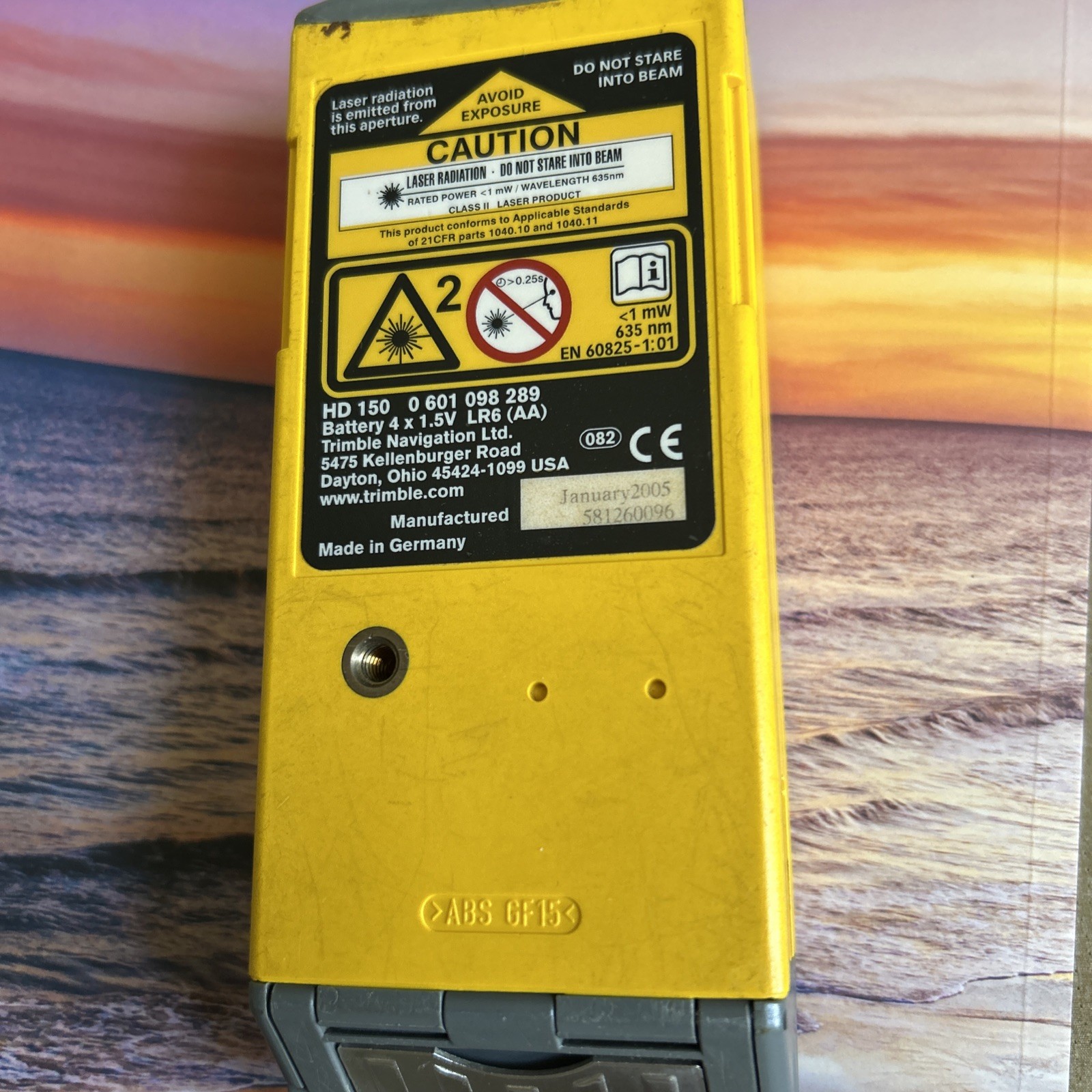 spectra precision Laser HD 150 Works Clean Terminals