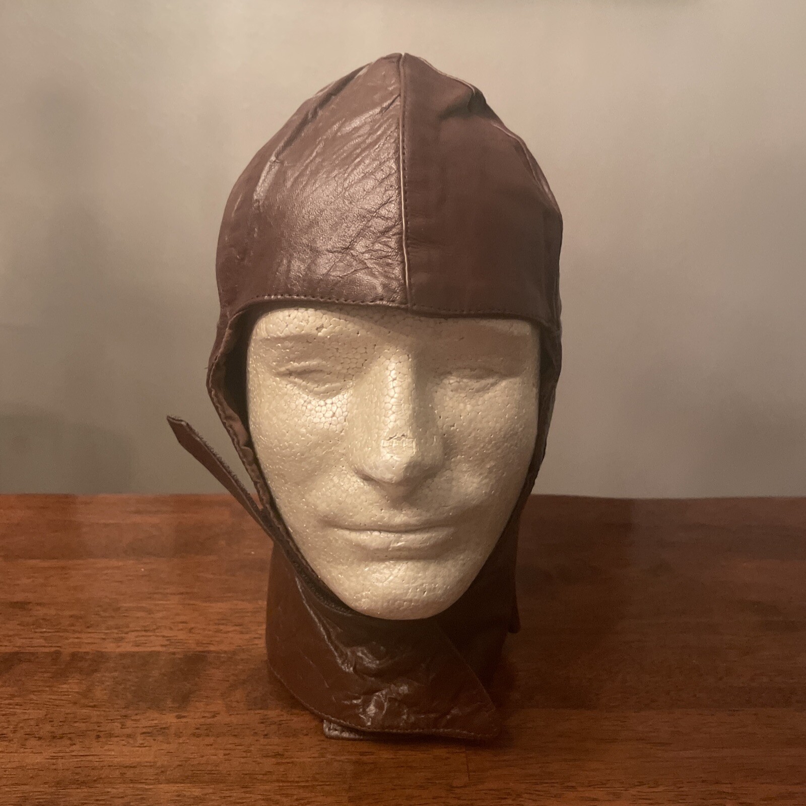 Military Pilot Style Skull Cap-Vietnam Reproduction? Size L