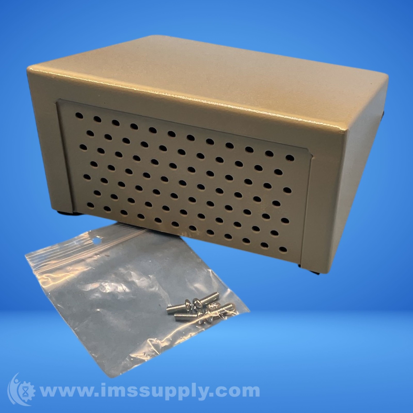 9 inch x 9 inch x 5 inch Steel Angled Mesh Vent Cover FNIP