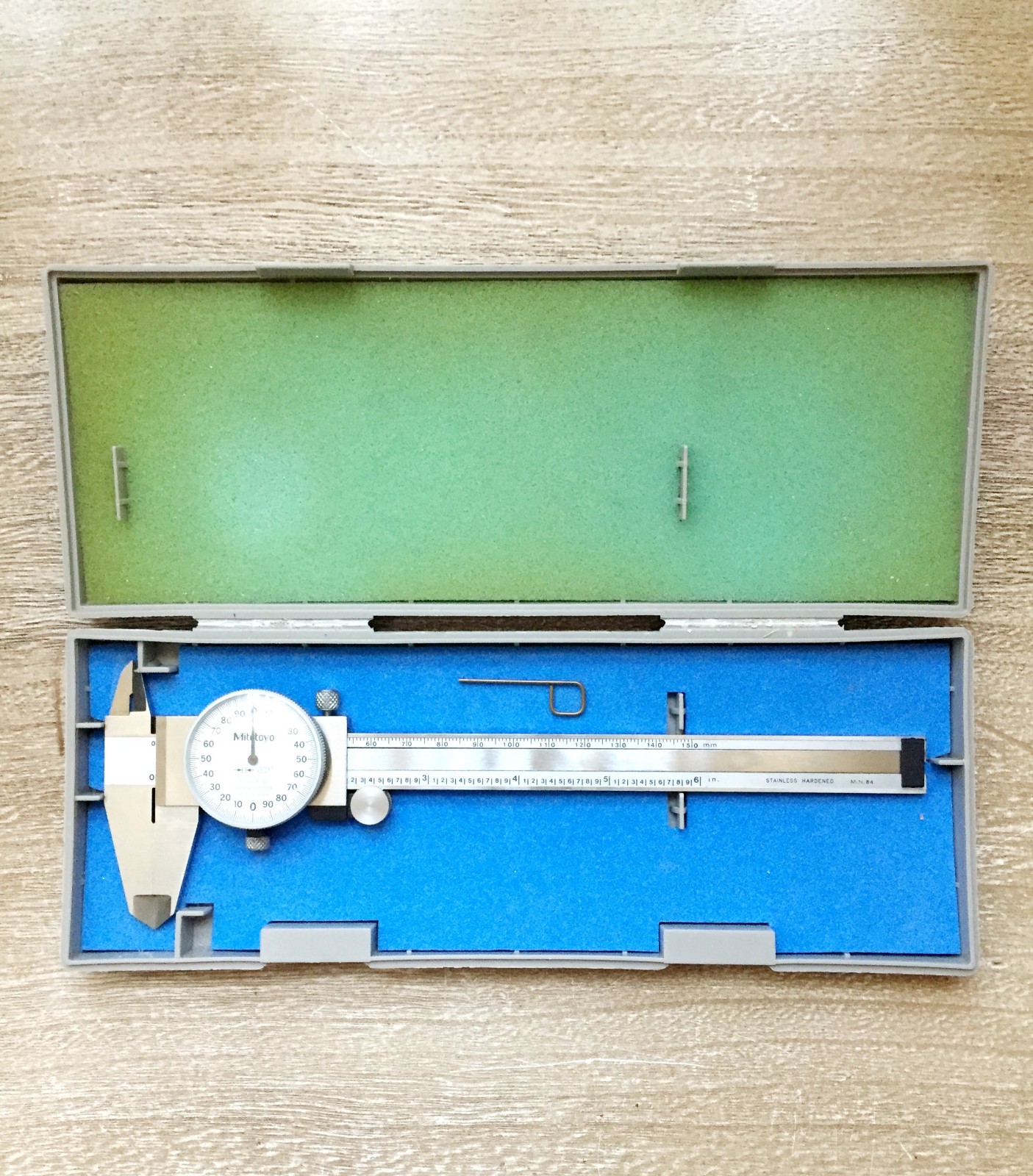 Mitutoyo Dial Caliper 6" Calibrated 505-625 .001" 6” + Case JAPAN - FULLY REFURB