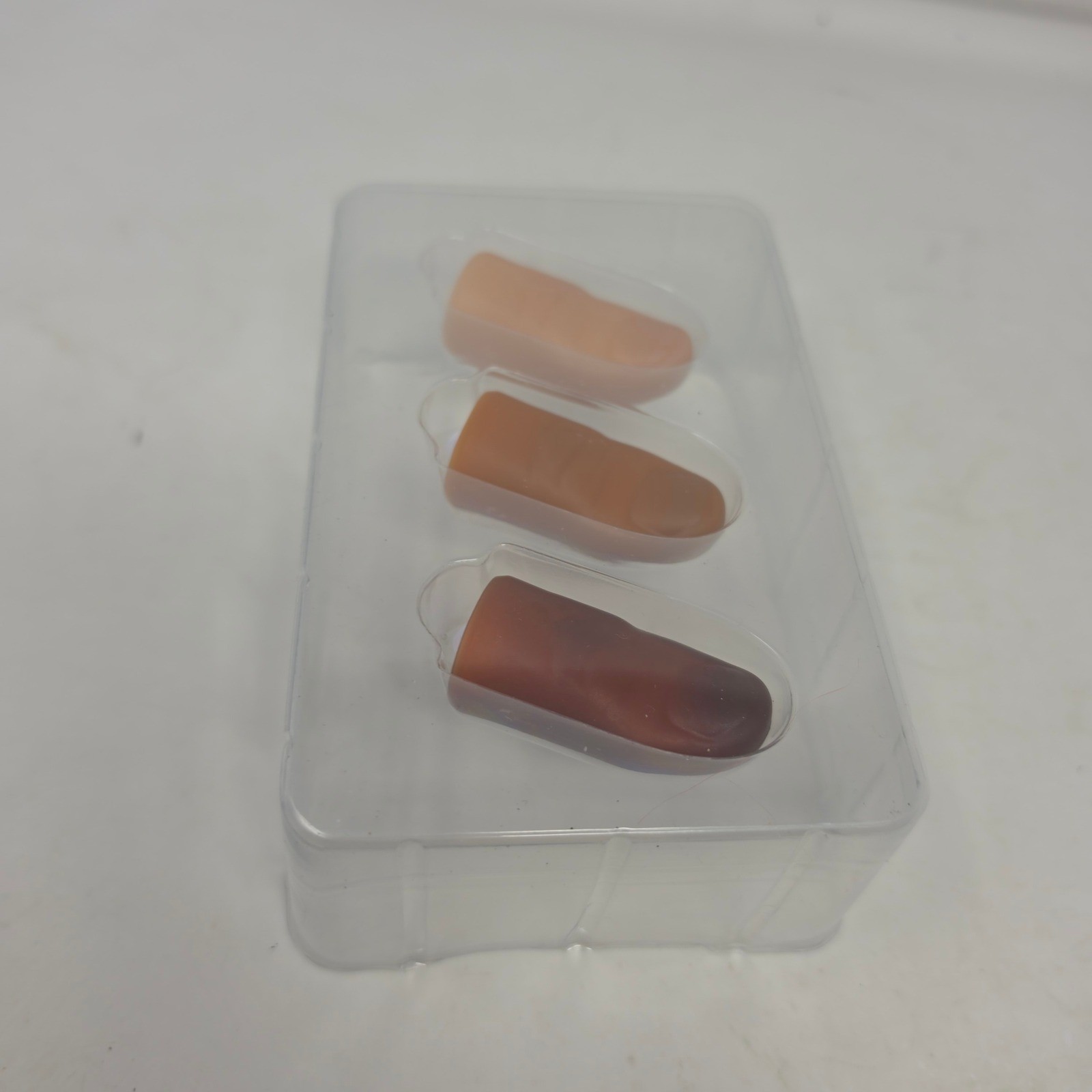 Realistic Magic Thumb Tip Set 3 Pack Multiple Skin Tones Vanishing Trick Prop