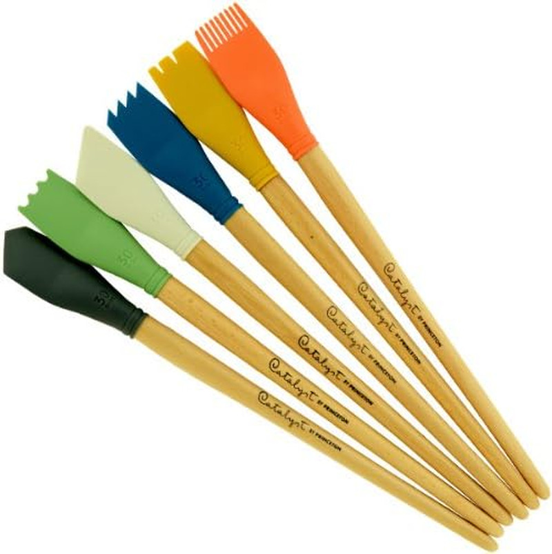 Princeton Artist Brush, Catalyst Blade Size 30, 6 Piece Set