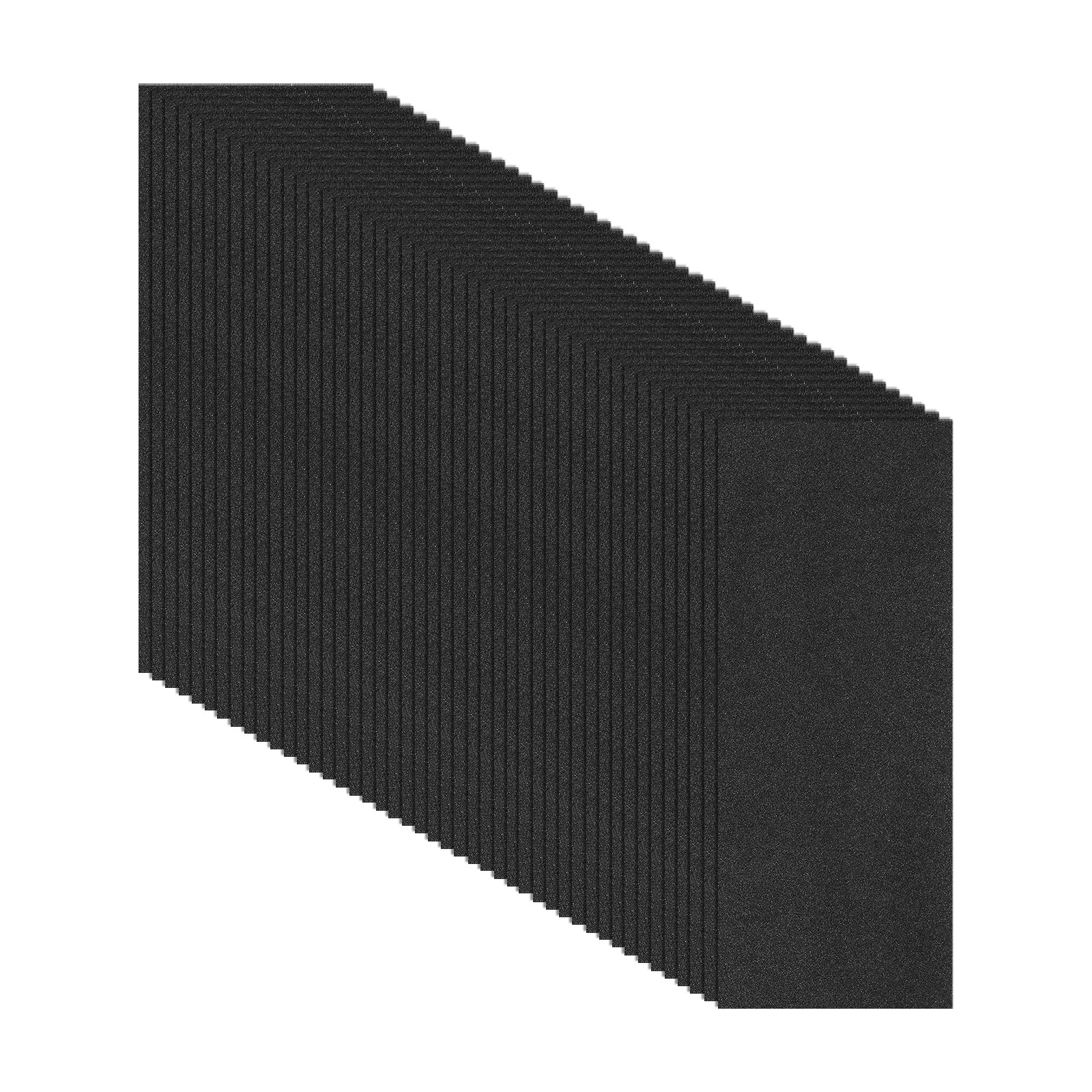 45 Pack 3.6" x 9" Sandpaper, 80 Grit Sand Paper for Wood Furniture