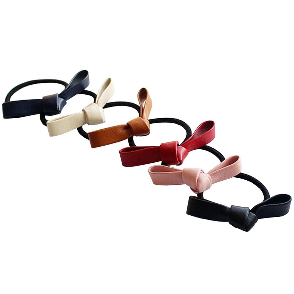 6Pcs Multi Hair Scrunchies - Soft Velvet Elastic Hair Bands for Women Pack