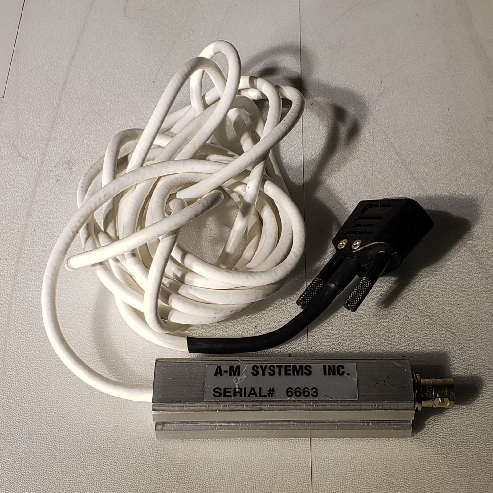 A-M Systems 2400 Patch Clamp Headstage 1G/10M Ohm Feedback Resistors 11ft