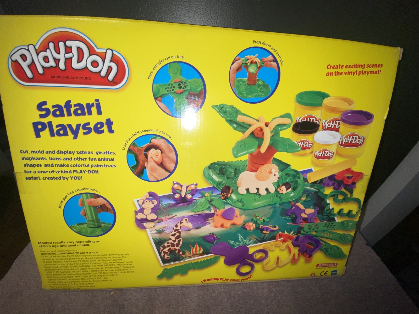 2003 Playdoh Safari Play Set New Sealed