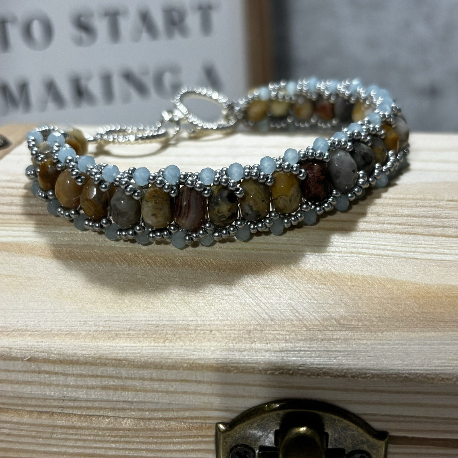 Handmade Flat Spiral Bracelet