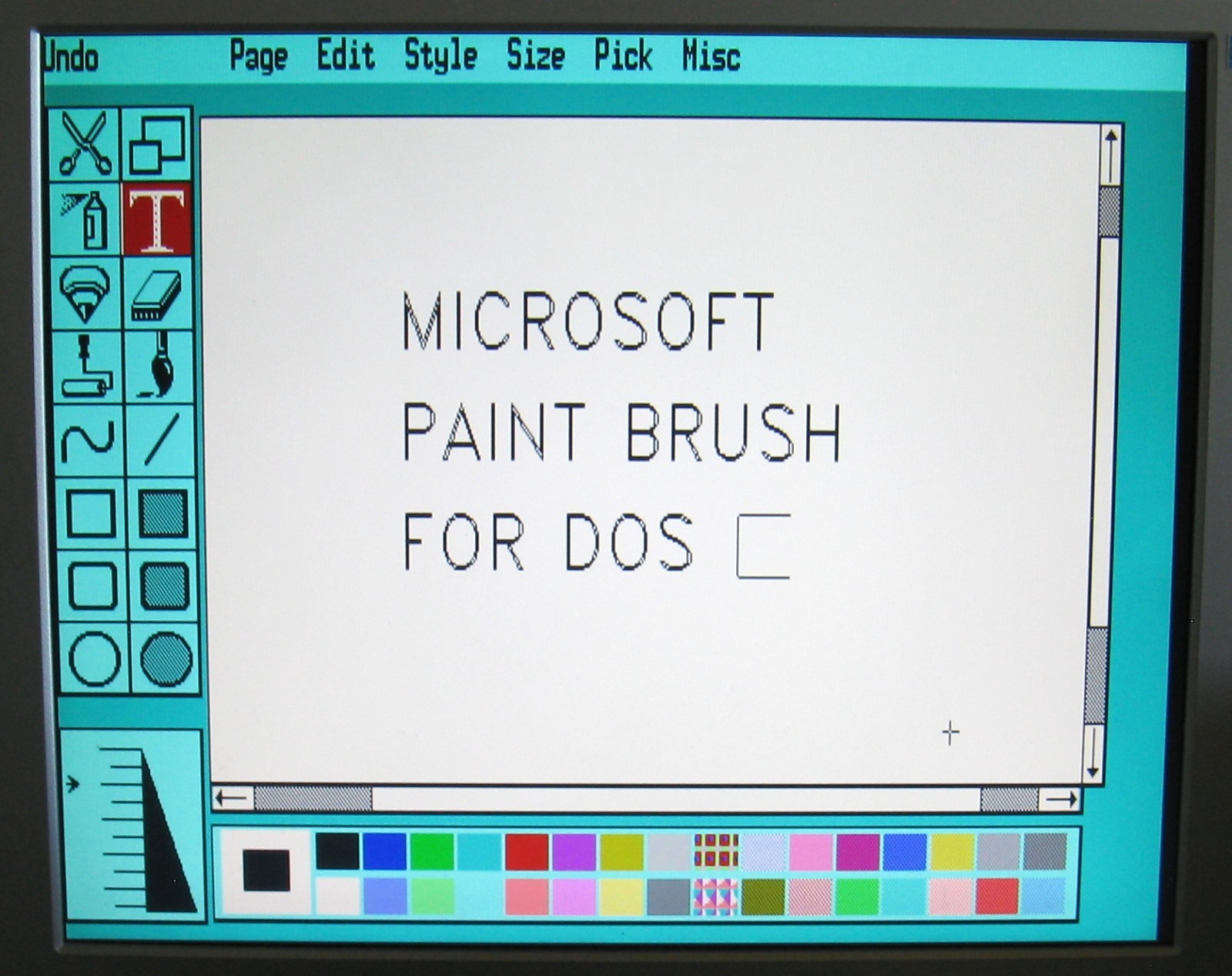 👀 Vintage 1987 Microsoft Paintbrush for DOS, 720 Mb 3.5” Floppy Disk 💾 ✅ 🆗