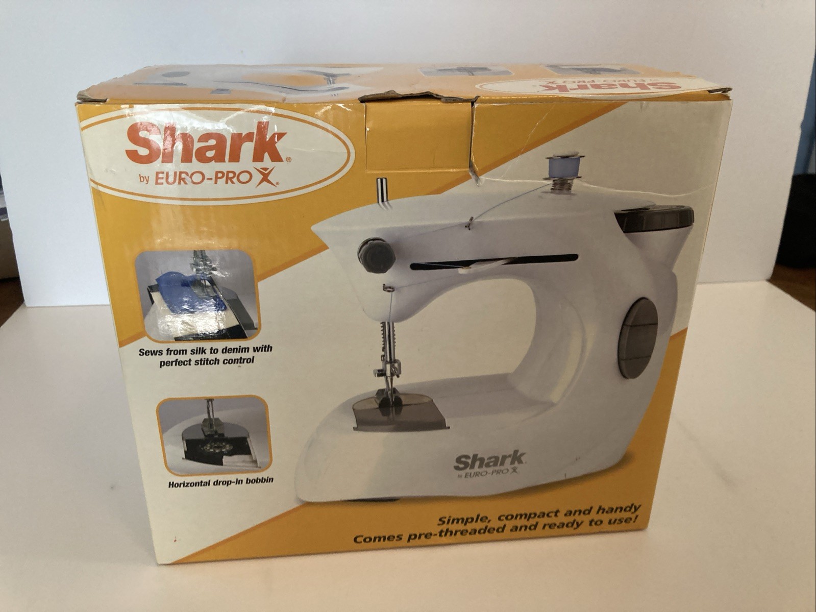 Shark Euro Pro x Portable Sewing Machine Model 998A Basic Works