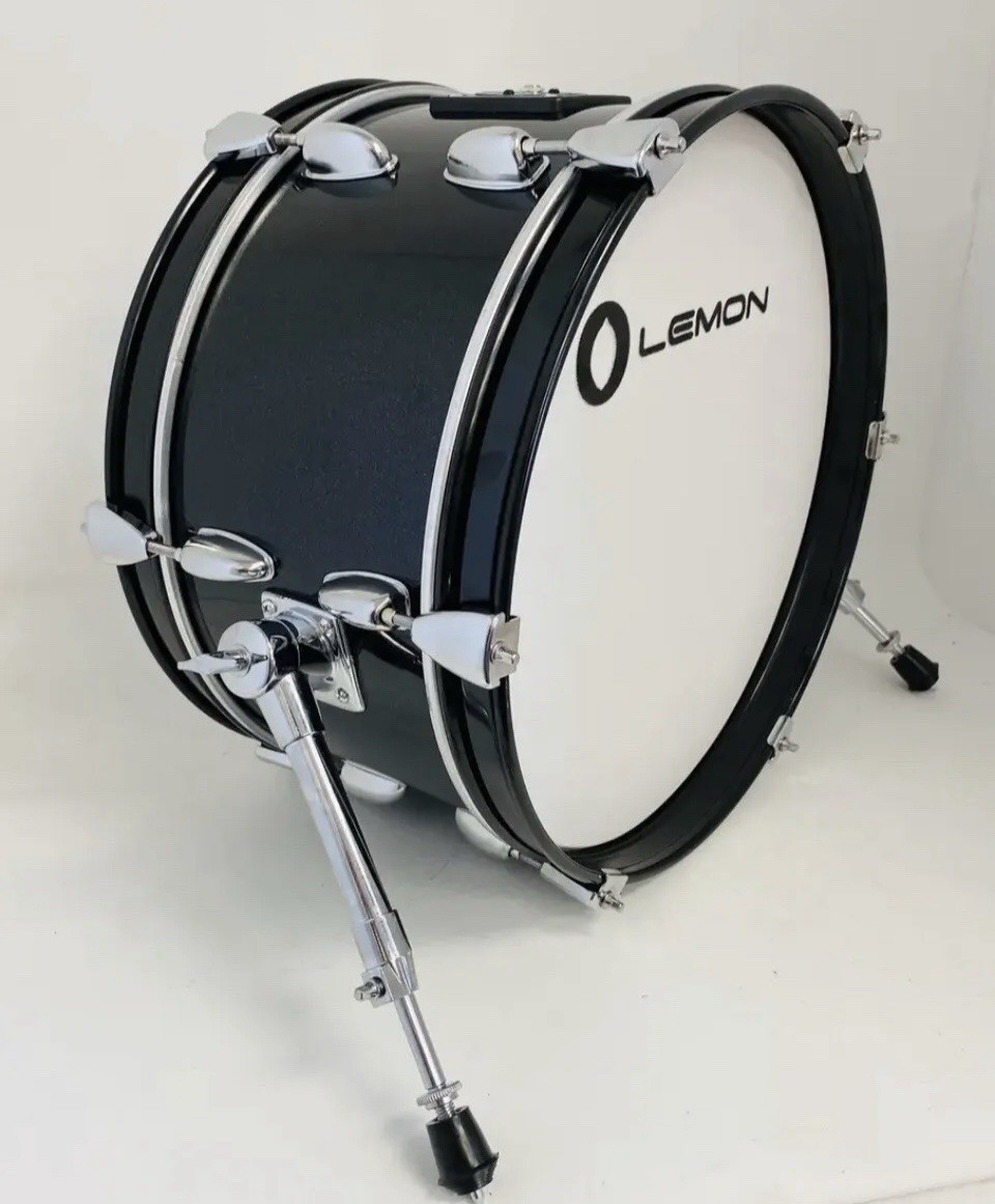 Lemon 16” Bass Drum Electronic Drum Black for Roland Alesis Efnote