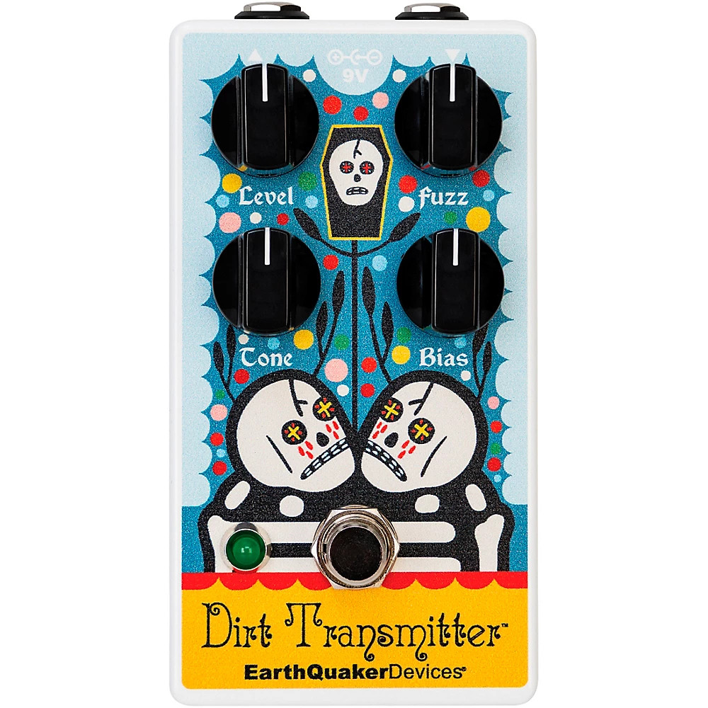 EarthQuaker Devices Dirt Transmitter Rancho De La Luna Fuzz Guitar Pedal White