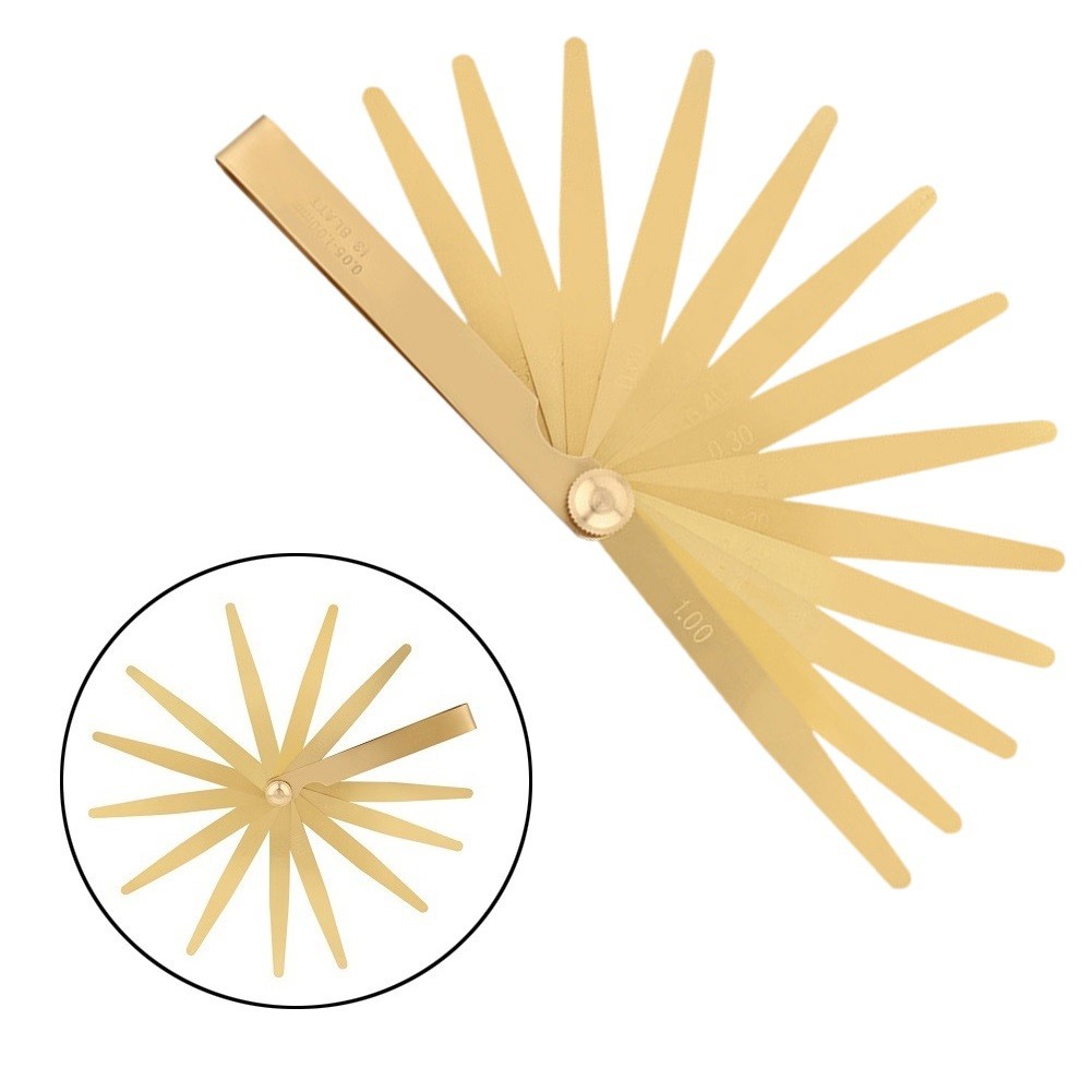 Measure Tool Feeler Gage Brass Engineers Measure Tool Suitable For Designers