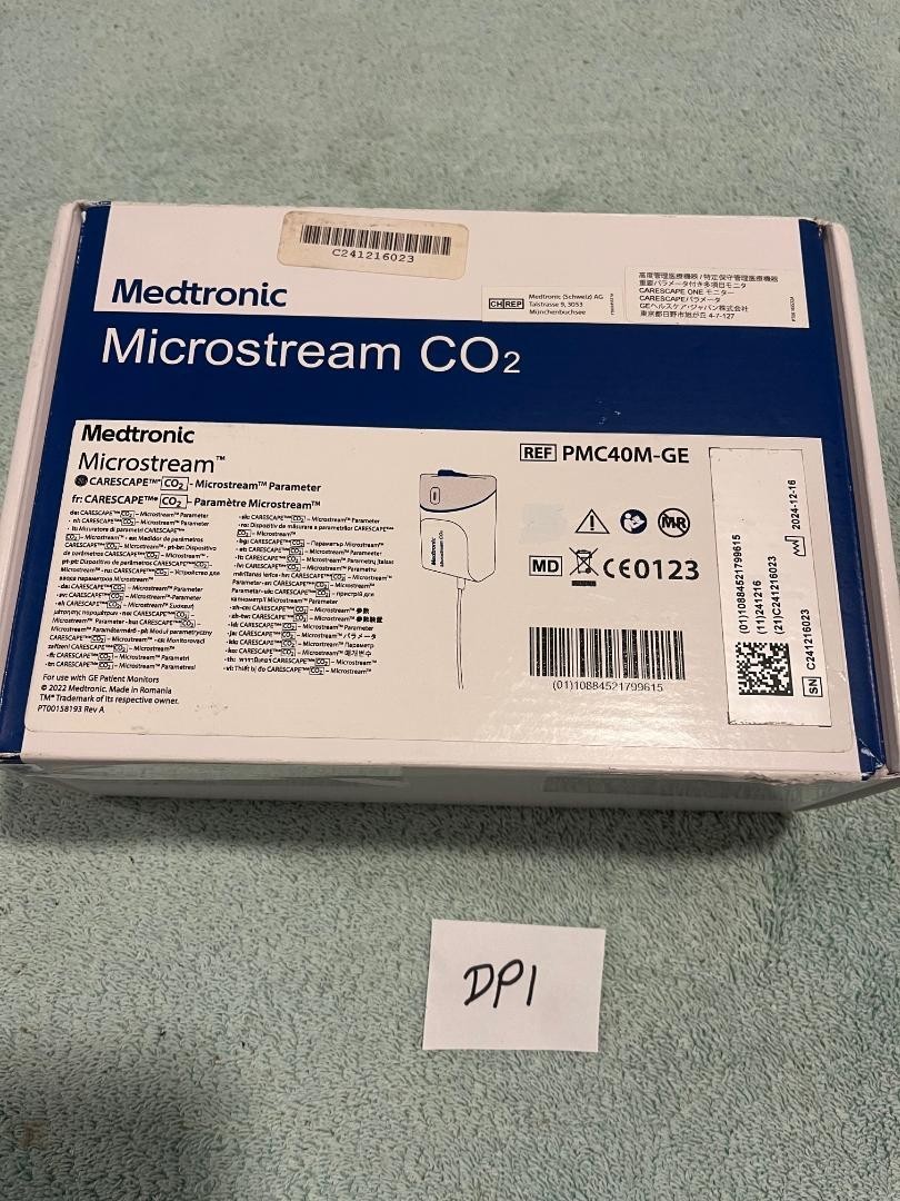 Medtronic CareScape Microstream CO2 Parameter # PMC40M-GE (NEW)