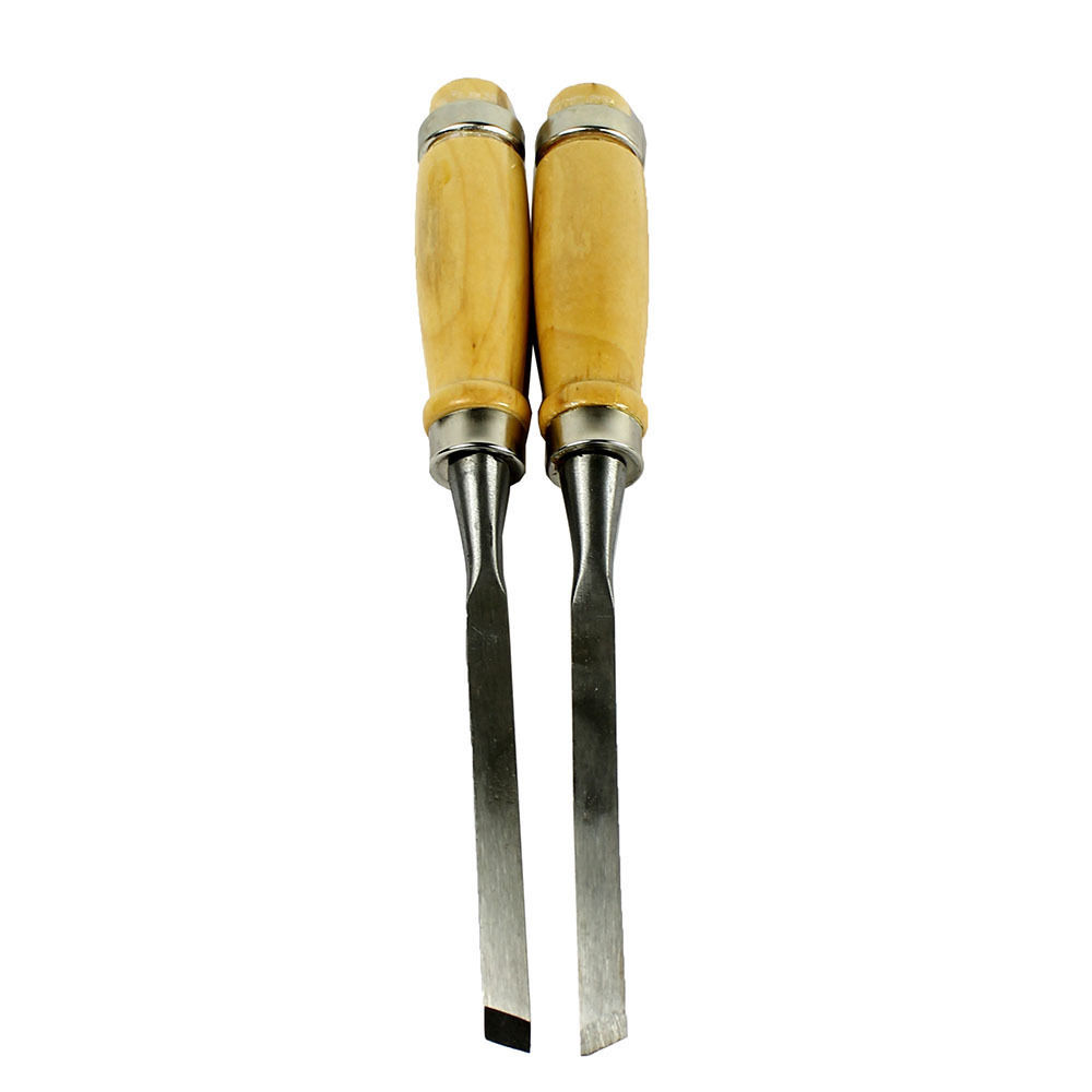 12 Piece Wood Carving Hand Chisel Tool Set Professional Woodworking Gouges Steel