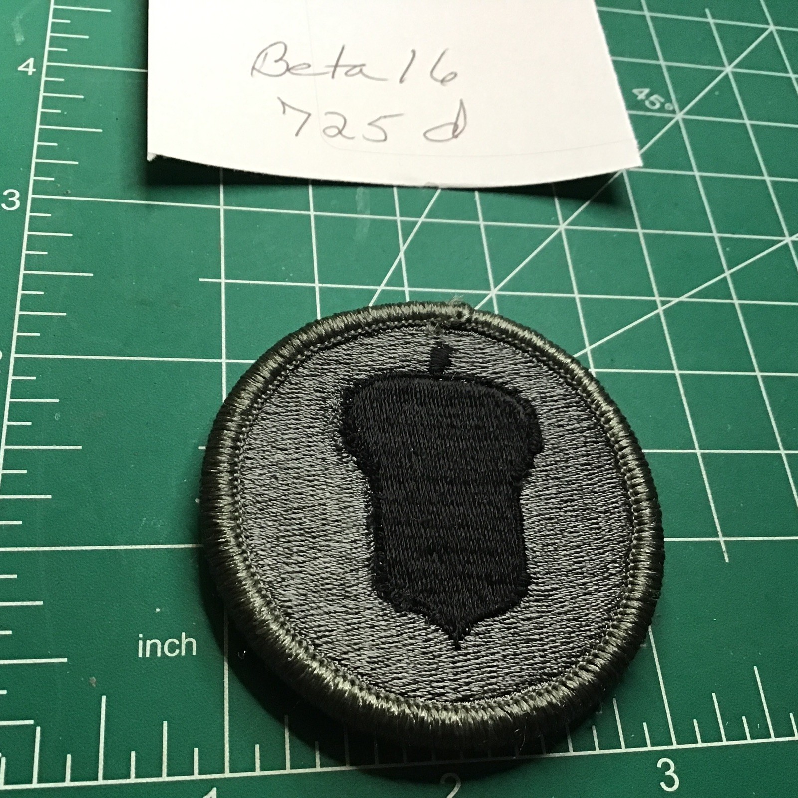 MILITARY PATCH US ARMY HOOK & LOOP BACK ACU DIGITAL 87TH INFANTRY DIVISION