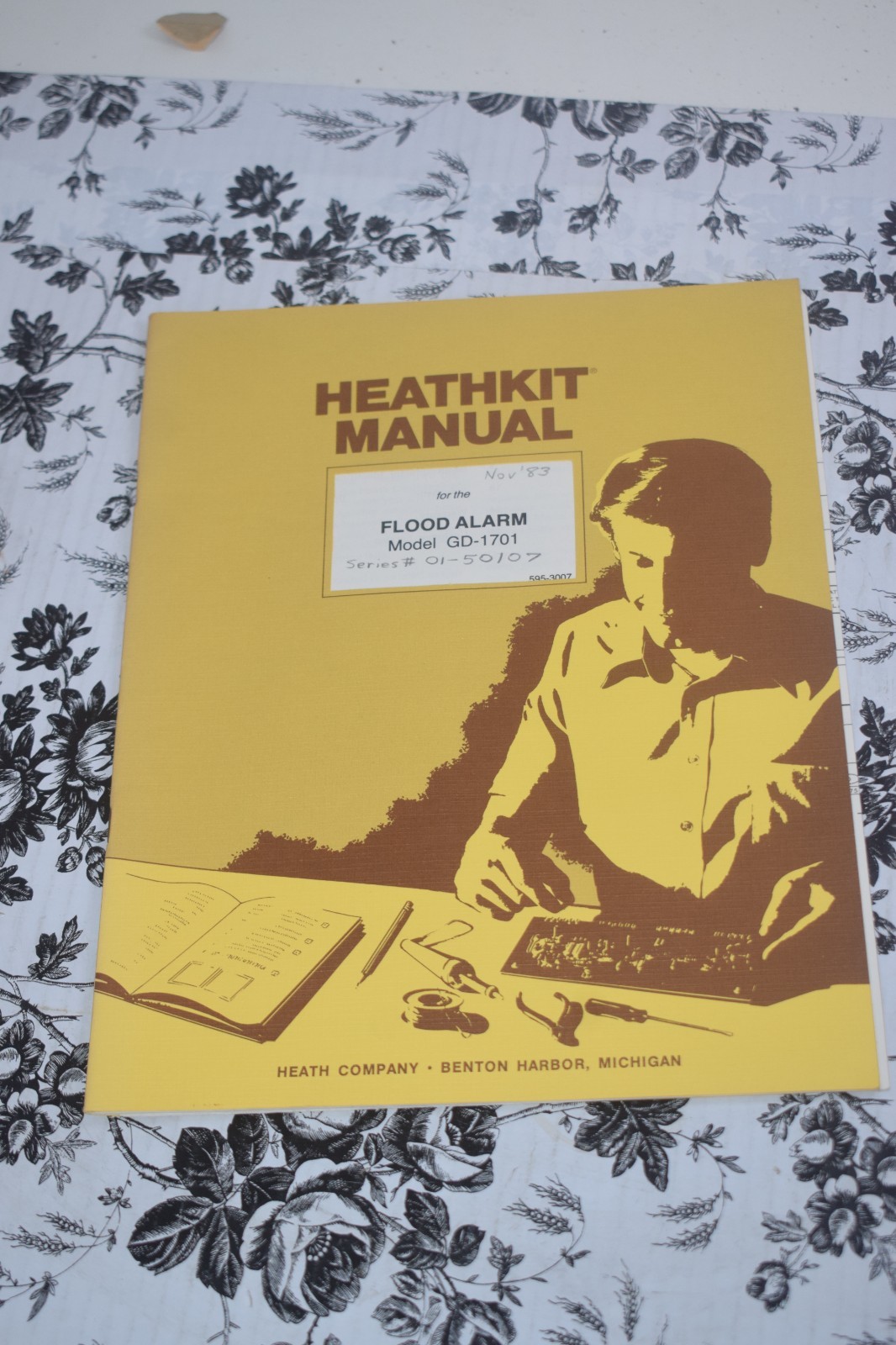 Original HEATHKIT MANUAL - Flood Alarm Model GD-1701
