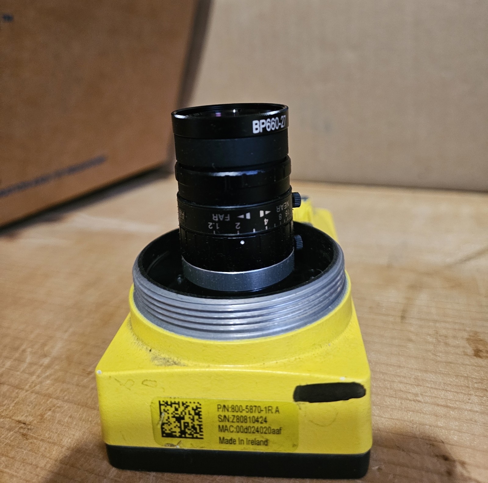 COGNEX IN-SIGHT 5100-00 Rev E VISION SYSTEM CAMERA