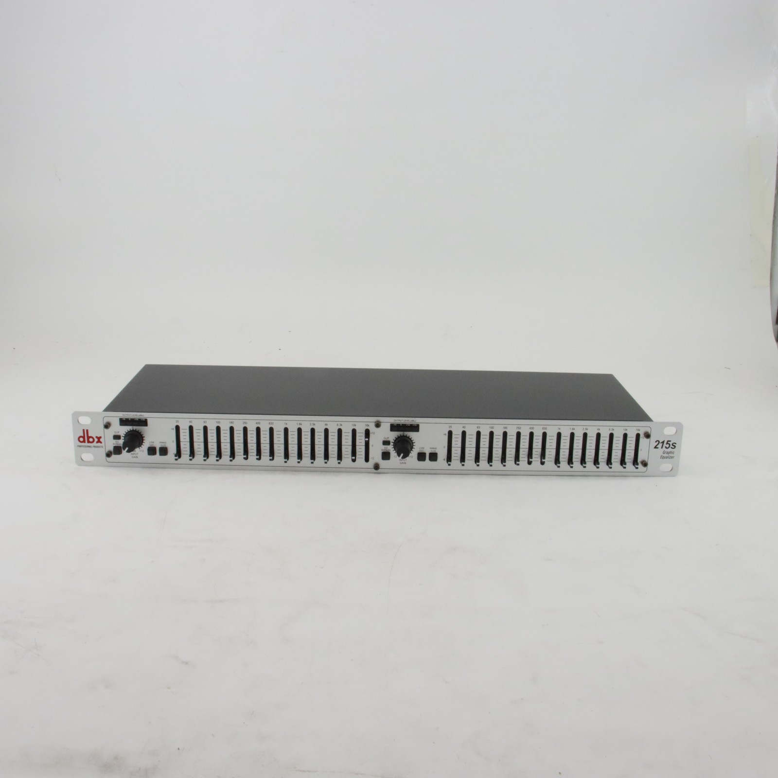 DBX 215s 15-Band Dual Channel Graphic Equalizer Switchable ±6 or ±15 dB