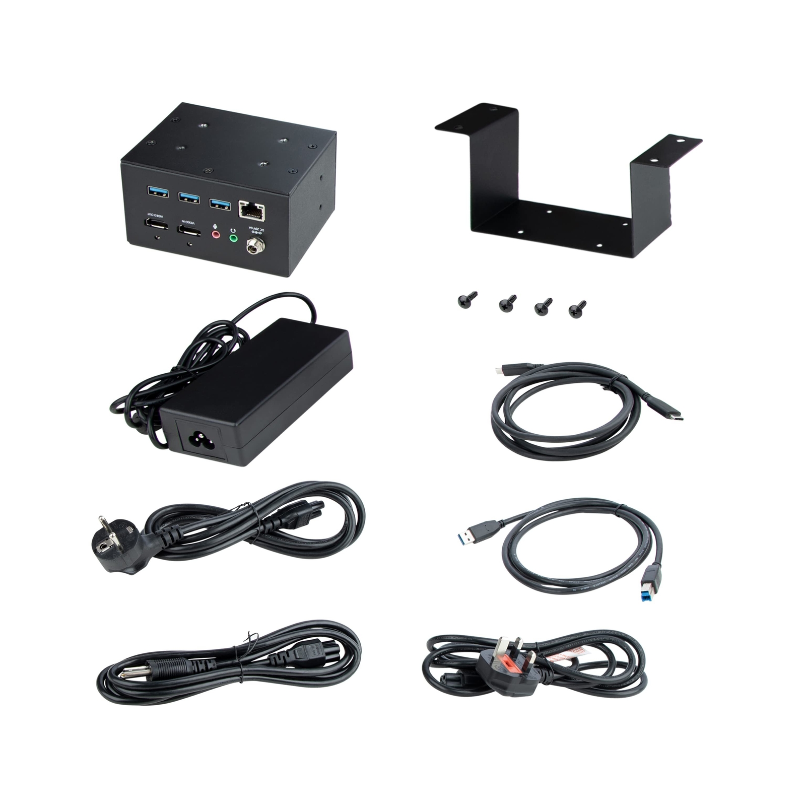 StarTech.com 4K USB-C or USB-A Docking Station Module for Conference Table Co...