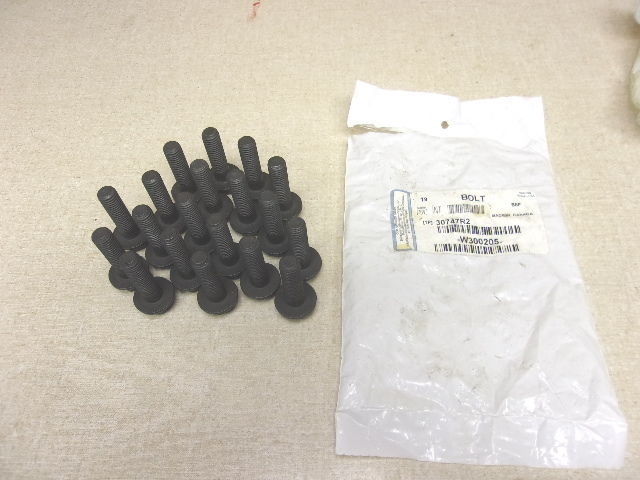 NEW LOT OF 19 INTERNATIONAL FLANGED BOLTS 30747R2, W300205 FREE SHIPPING