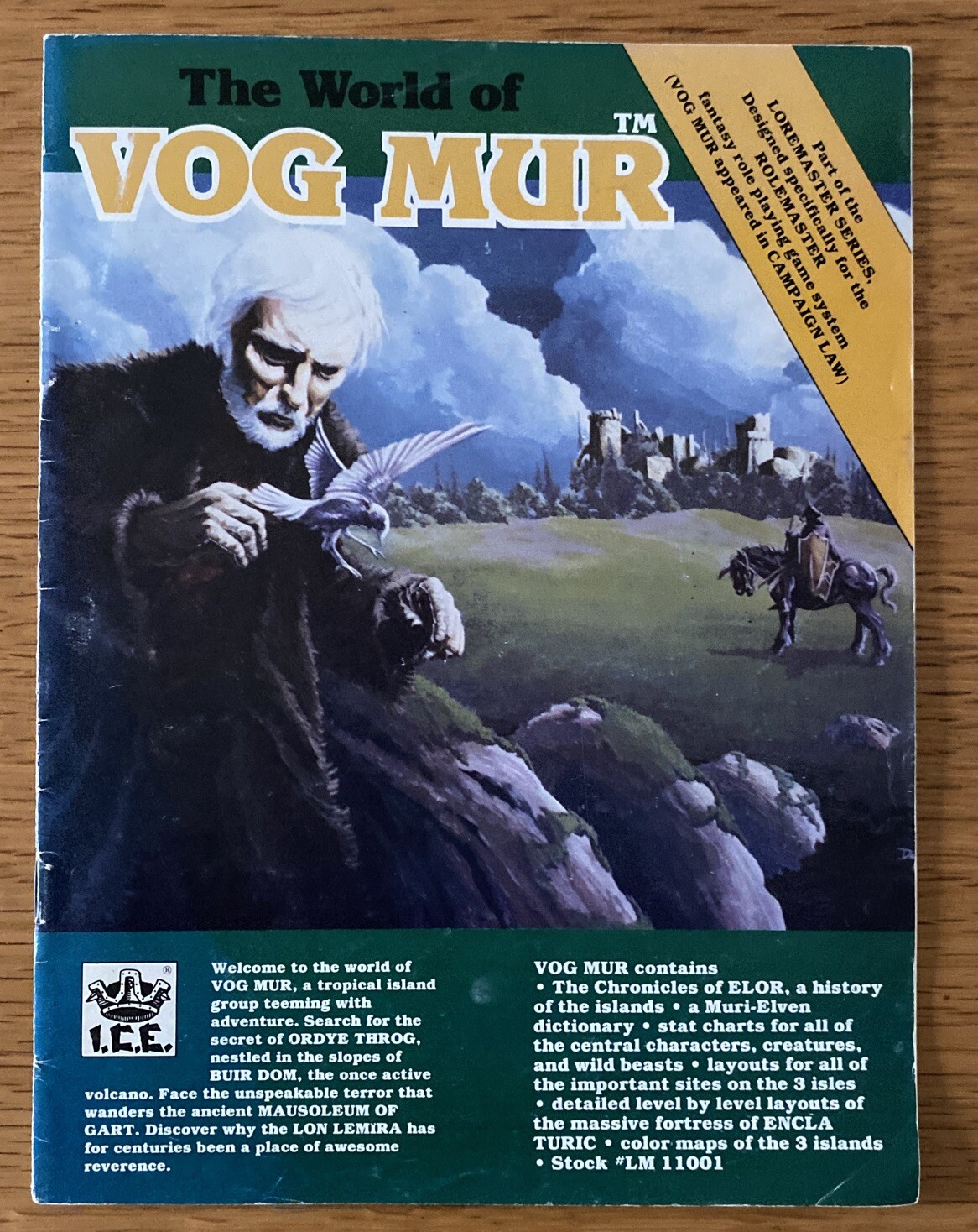 Loremaster The World Of Vog Mur ICE #11001 Iron Crown Softback Edition RARE