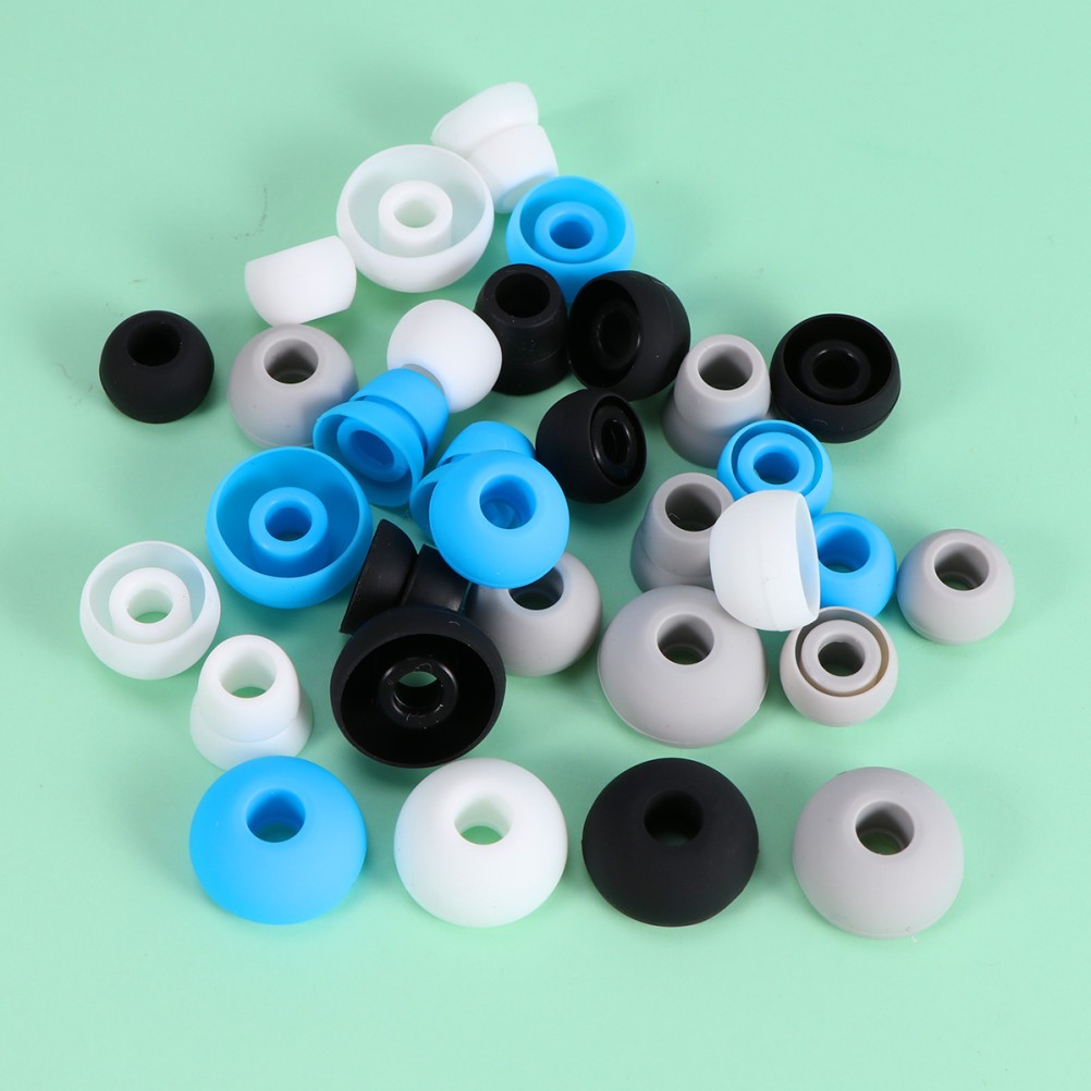 32Pcs Reusable Silicone Earphone Covers Assorted Colors for Headphone Earbuds