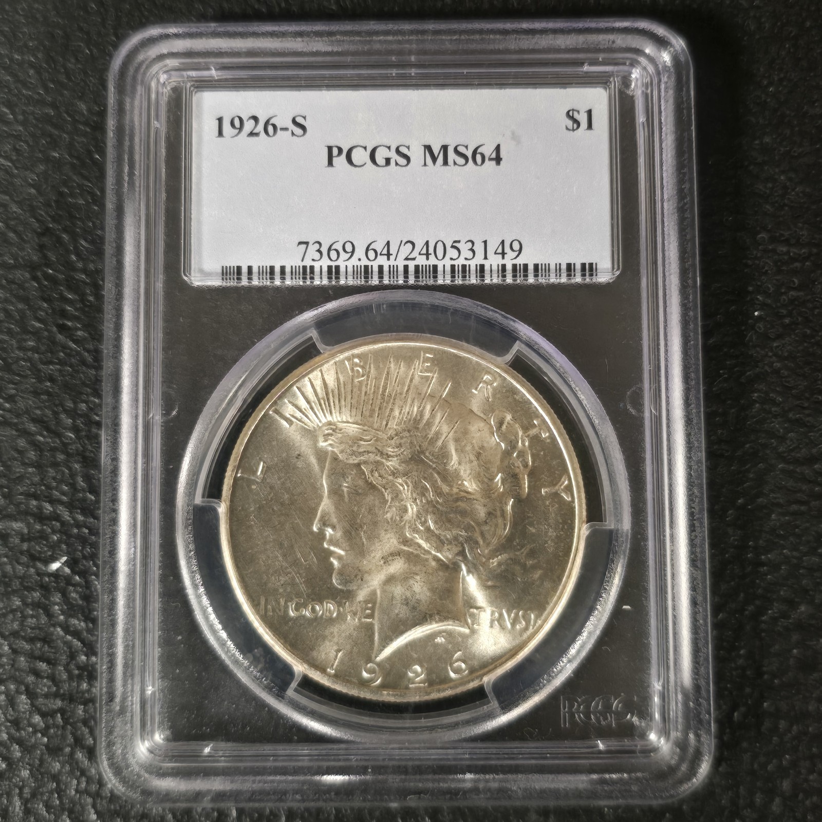 1926-S Peace Dollar PCGS MS64 AMAZING!!!!