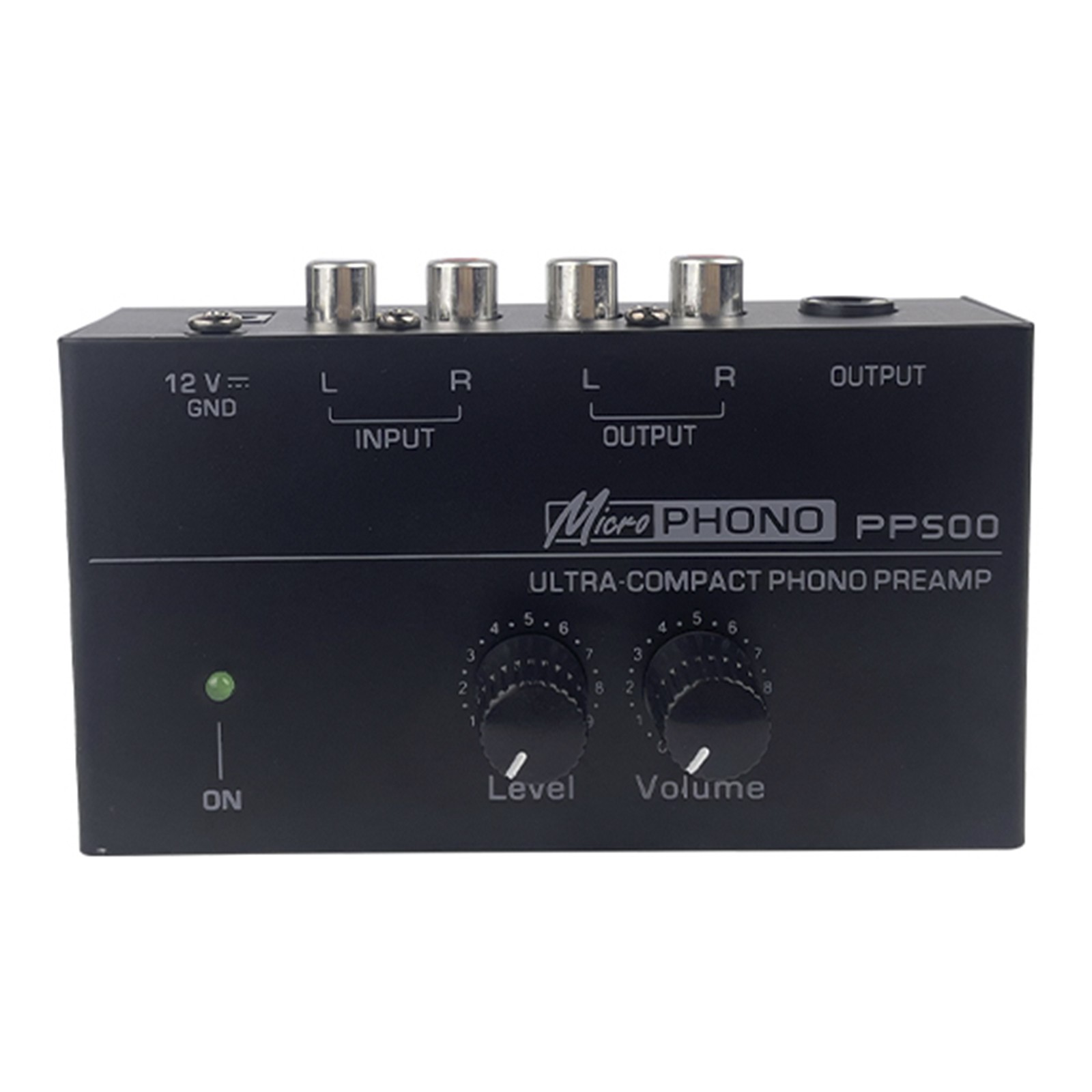 PP500 Phono Preamp Preamplifier with Level Volume Control for LP Vinyl Turntable