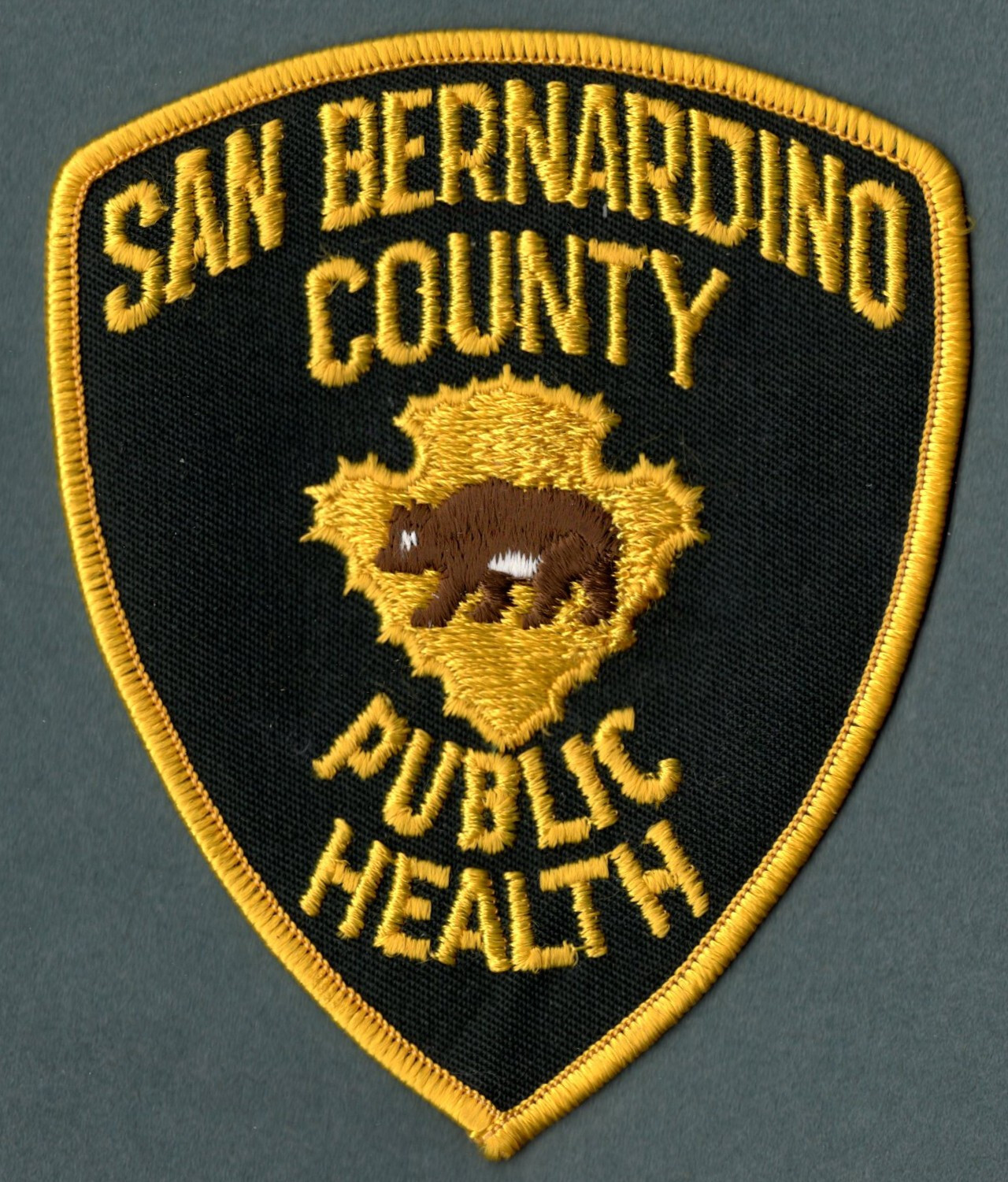 San Bernardino County California Public Health patch