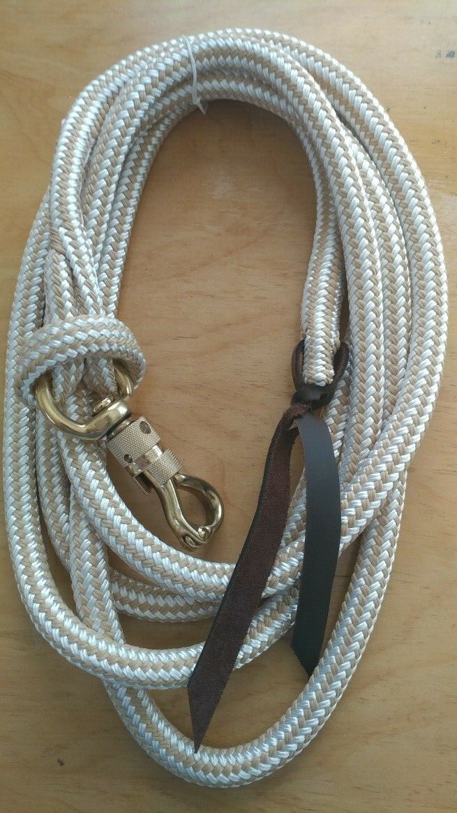 12' YACHT ROPE LOOPED TRAINING LEAD WITH TWIST SNAP, FITS PARELLI METHOD