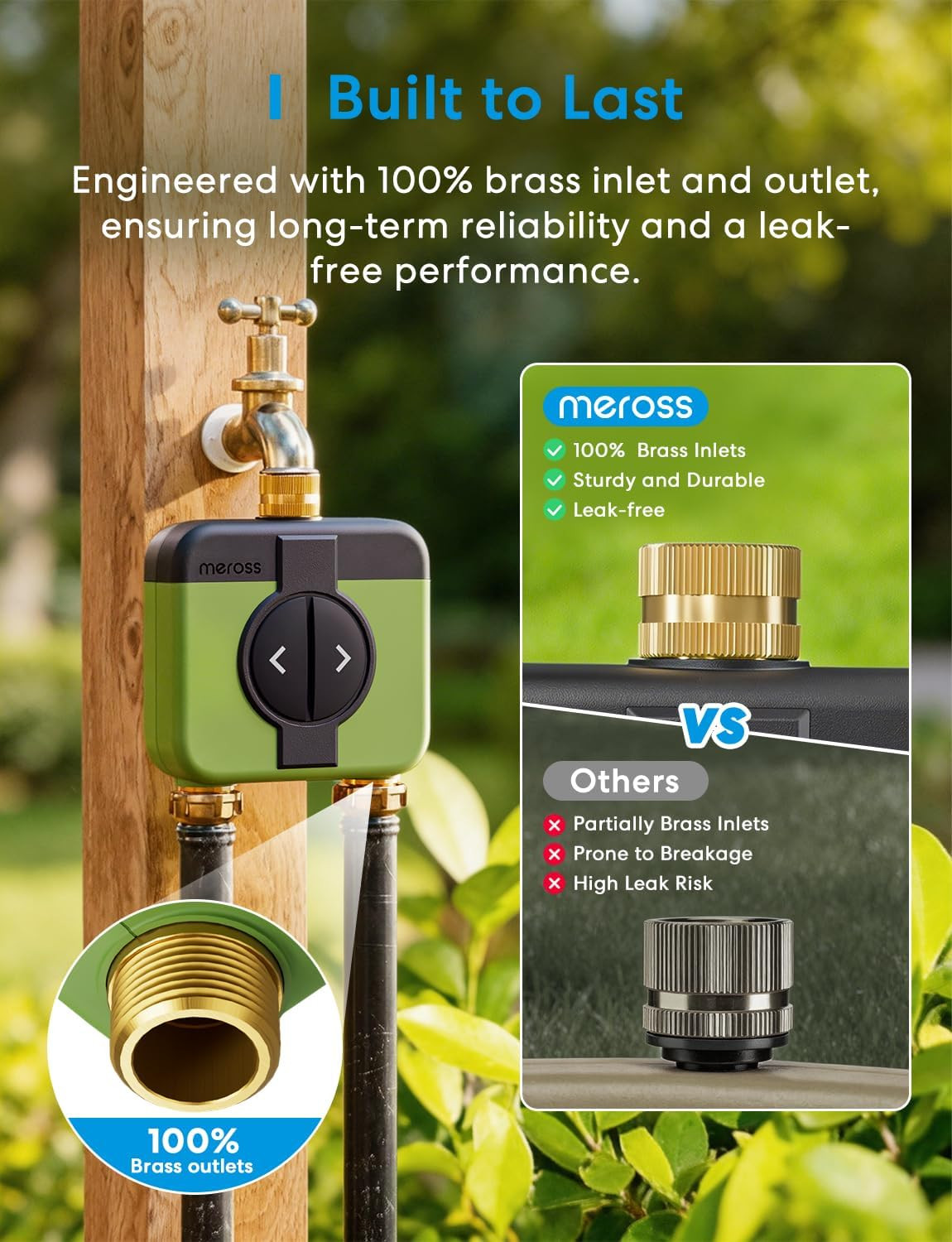Smart WiFi Water Timer - 2 Zone Sprinkler Controller for Garden Hose