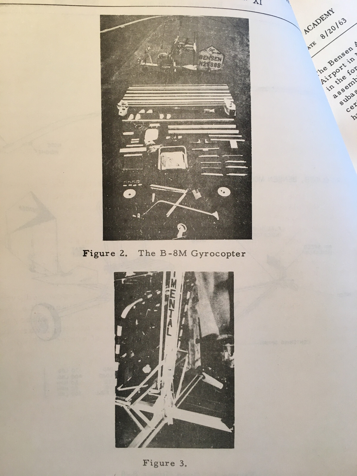 Benson B-8 Training Familiarization Booklet by FAA