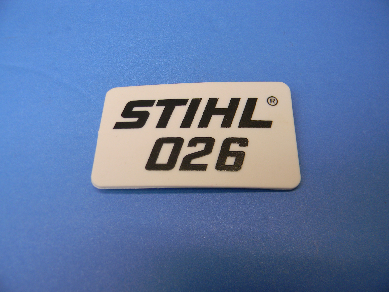 NEW NAME TAG MODEL PLATE FOR STIHL 026 # 1121 967 1512 CHAINSAW   ---  UP 101