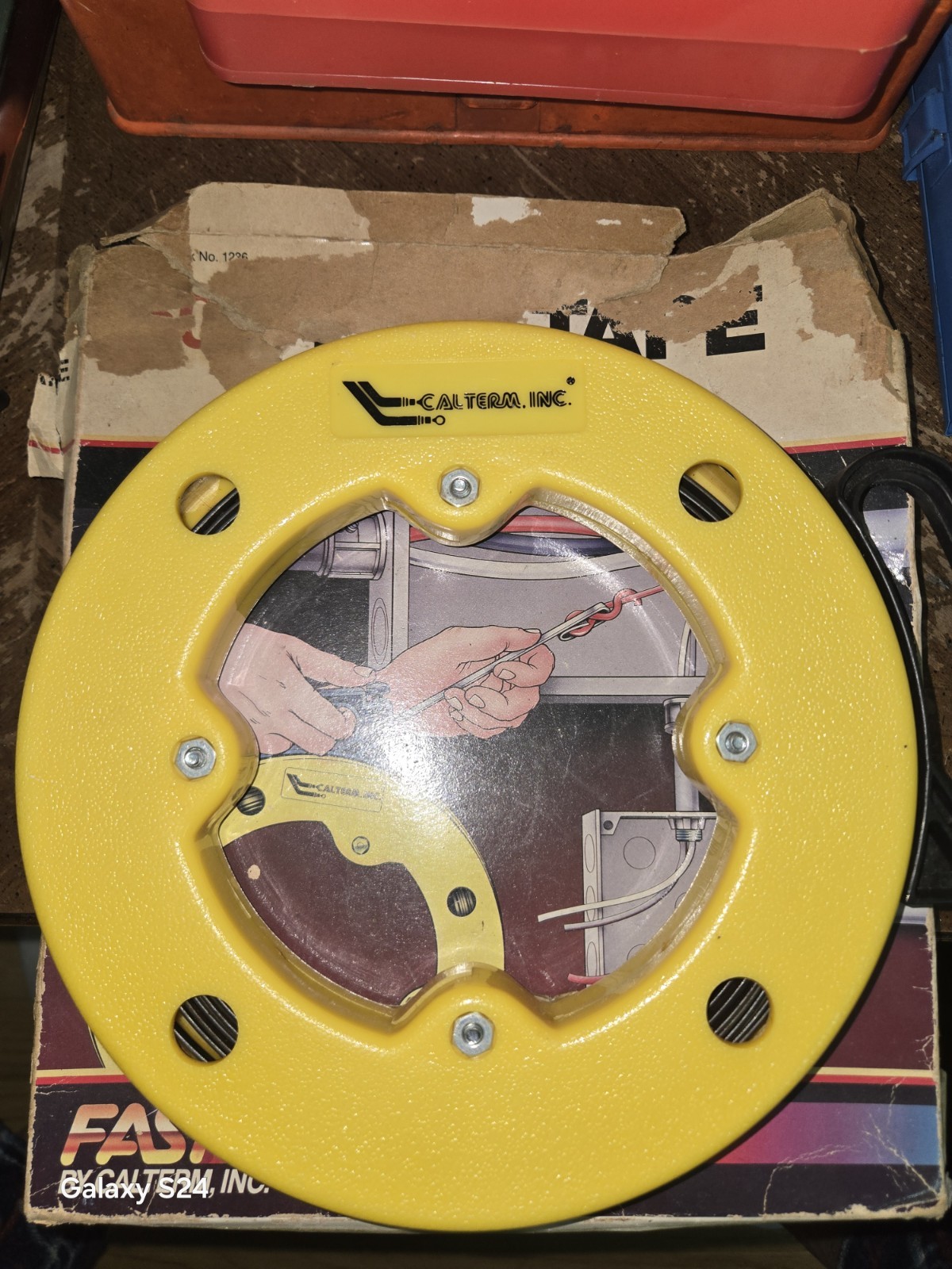 CALTERM INC. 50 FT FISH TAPE FOR WIRE PULLING WITH BOX