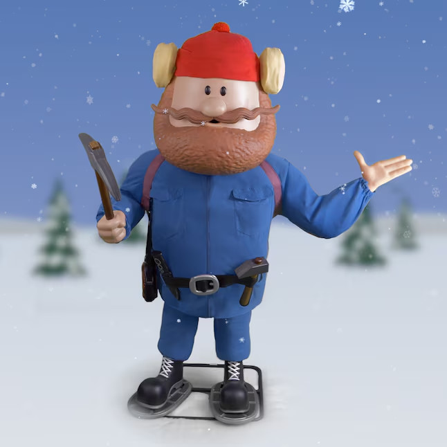 6FT YUKON CORNELIUS ANIMATRONIC YARD DECORATION! RUDOLPH THE RED-NOSED REINDEER