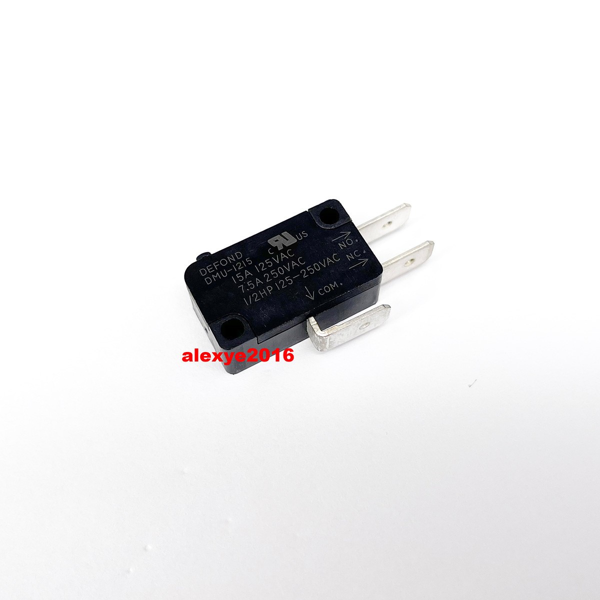 1 PCS DEFOND DMU-1215 / DMU-1215-B 5E4 Microswitch 3 Pins no Press Lever