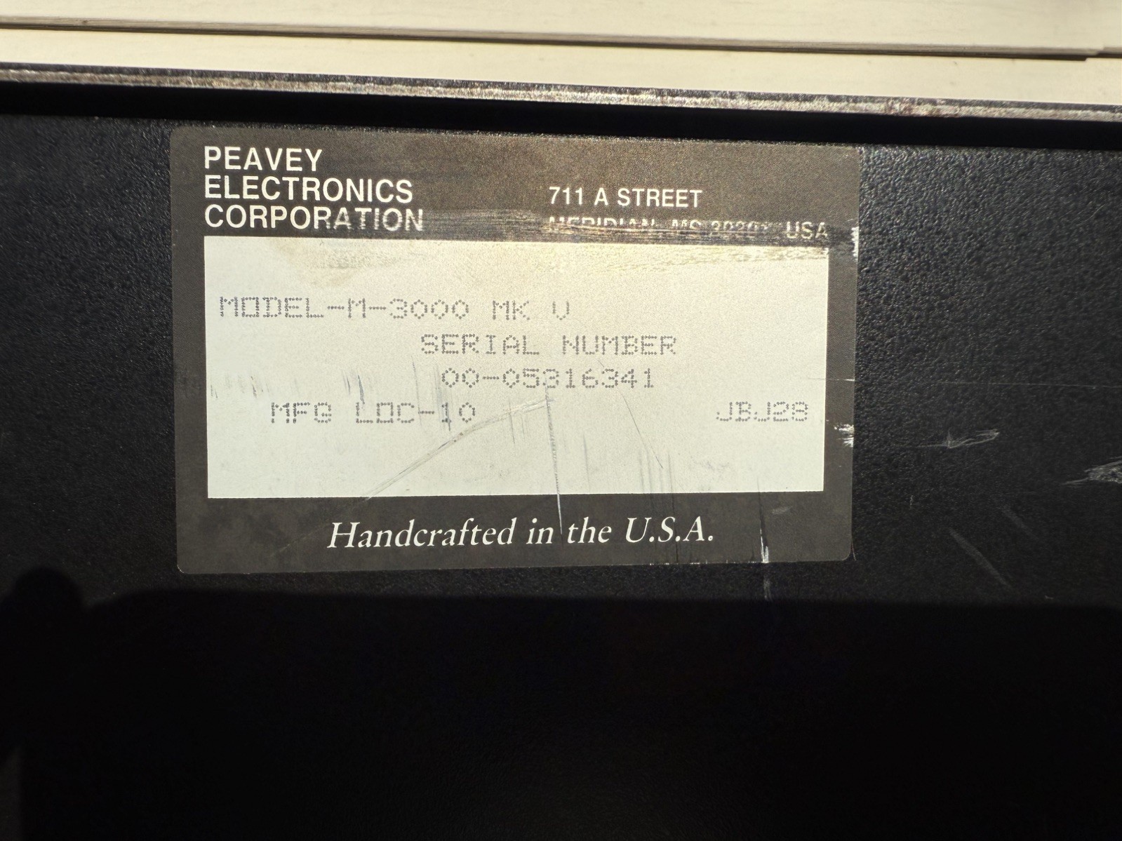 Peavey M-3000 Rack Mount 300W Power Amplifier Working