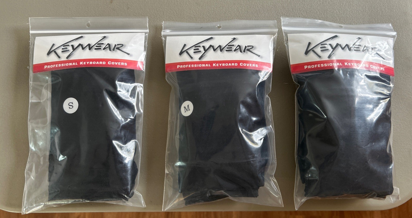 Lot Of 3 Keywear Professional Keyboard Covers New S/M/L See Description New
