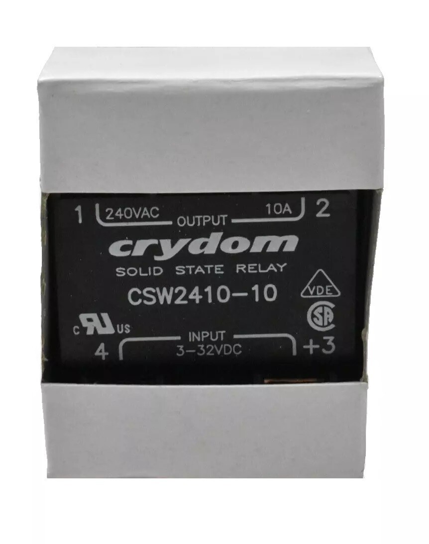 Crydom CSW2410-10 Solid State Relay 240VAC 10A, 3-32VDC New