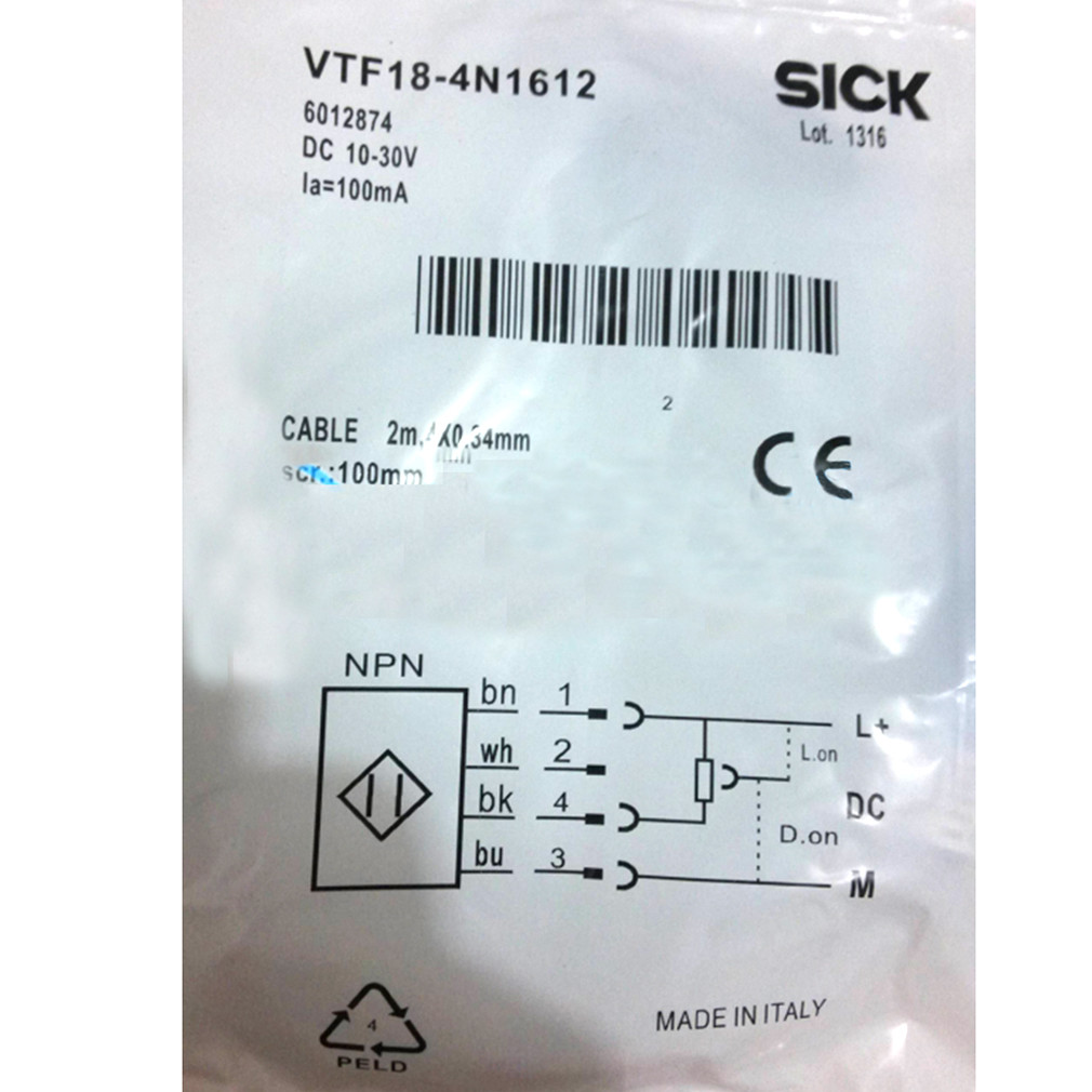 SICK VTE18-4N1612 Proximity Switch Sensors New✦Kd