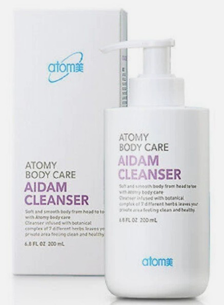 Atomy Body Care Aidan Cleanser Pump Bottle 6.8 Fl Oz