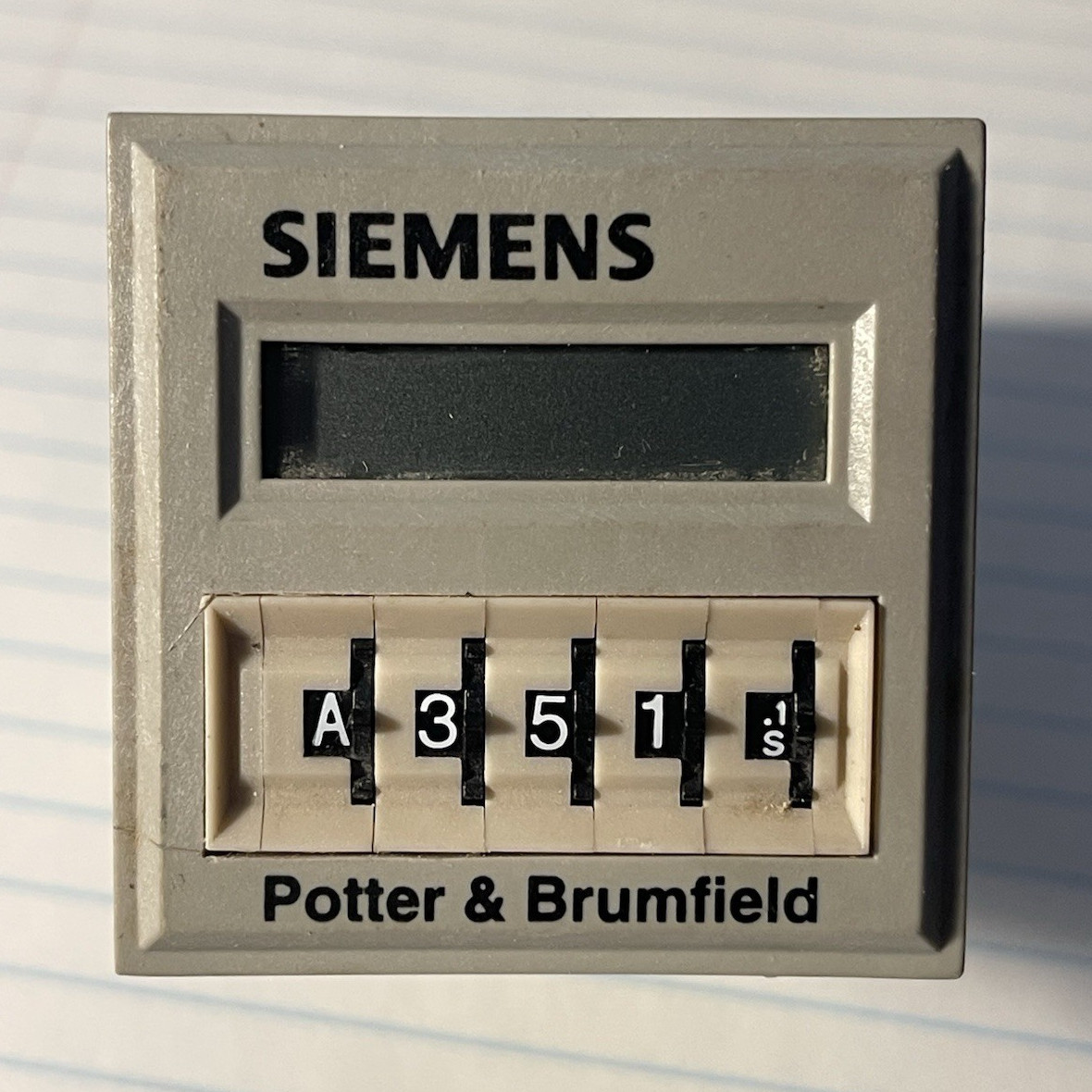 Siemens CNT-35-96 Programmable Time Delay Relay/Counter Module, 4-Digit