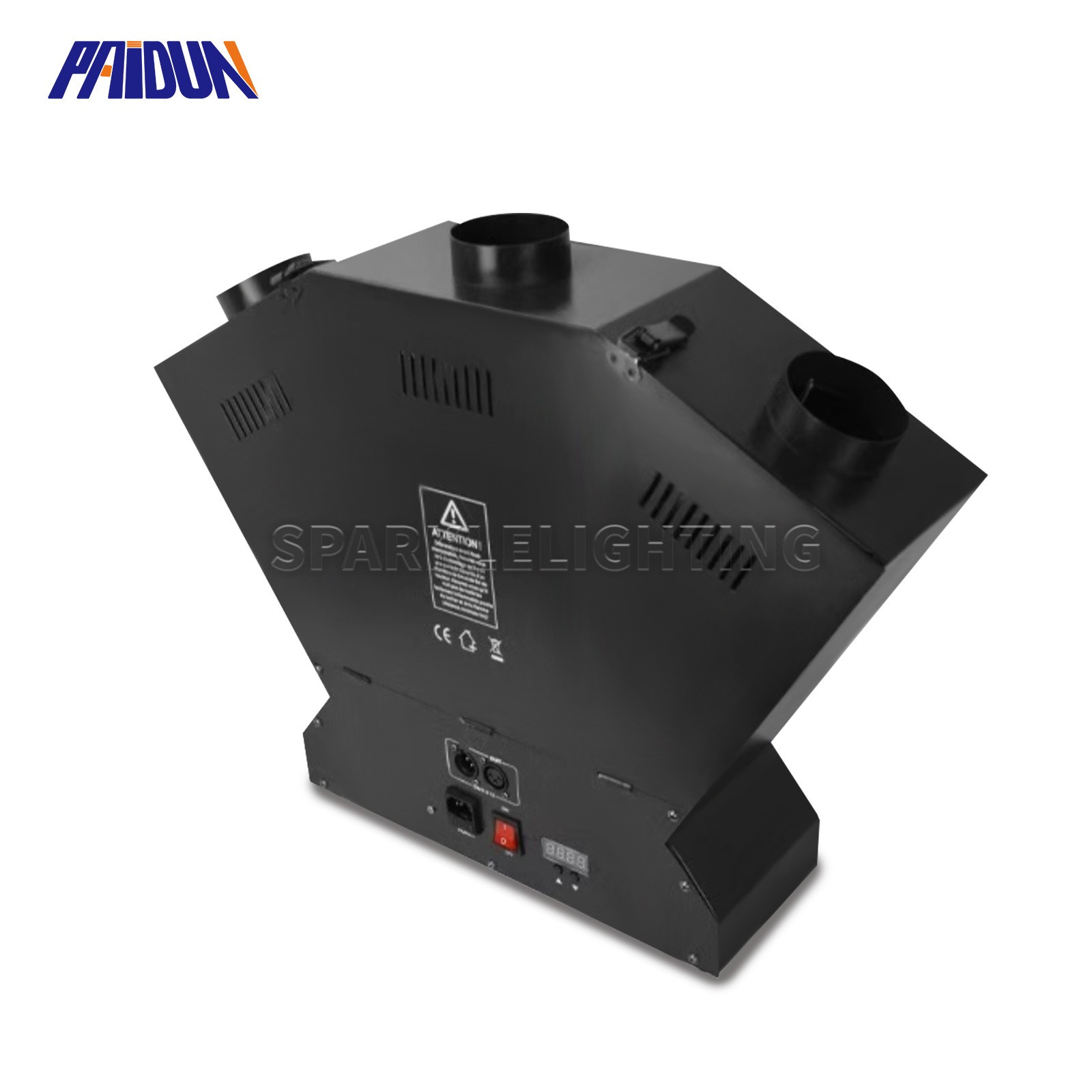PAIDUN 3Heads Fire Machine DMX512 Flame Thrower 3.2-9.8FT Stage Effect Equipment