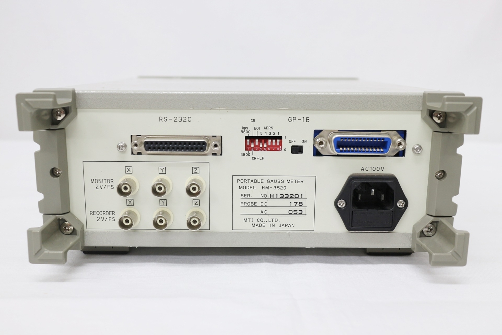 MTI HM-3520 Three axis magnetic field measurement system