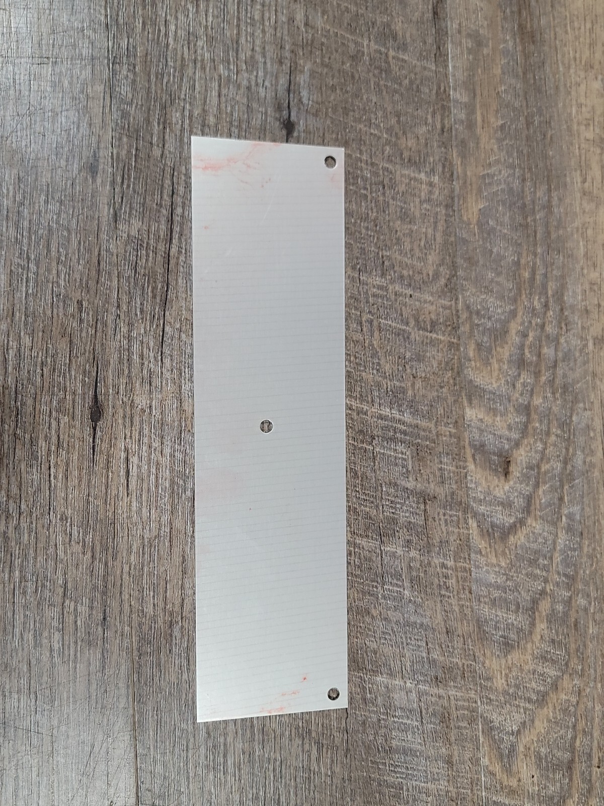 Nos 1969 Red Caution Transfer Case Draining And Refilling Plate Military? Jeep?
