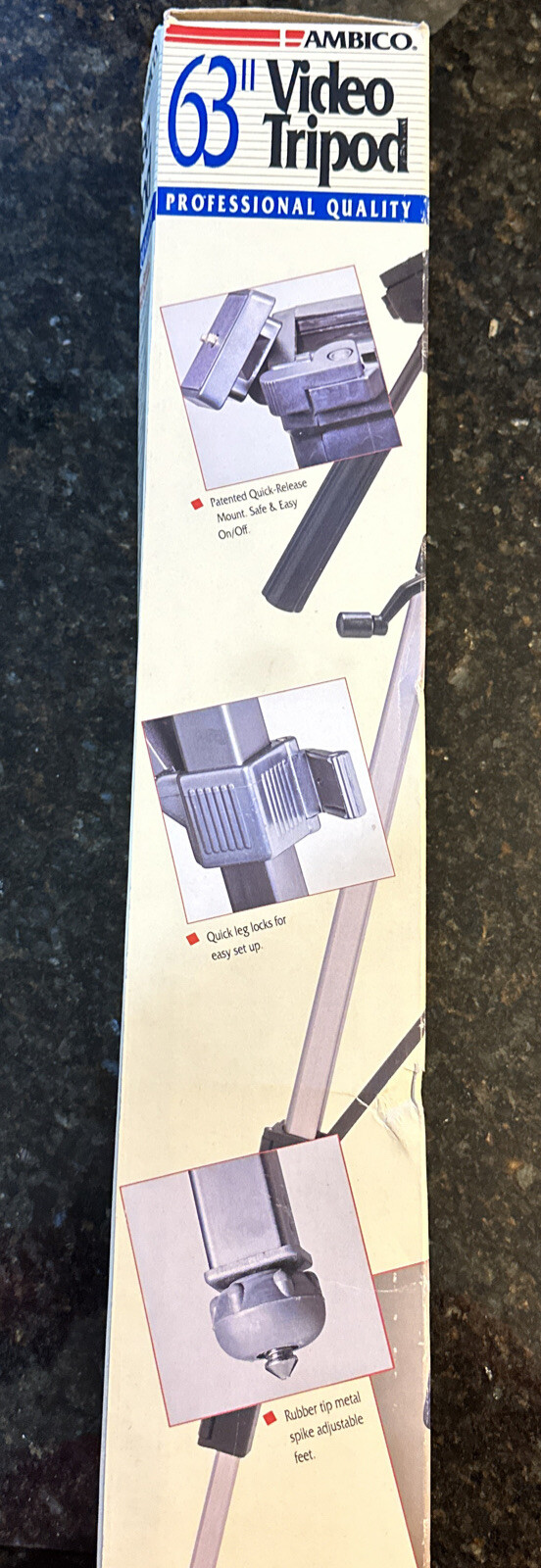 Ambico 63” Video Tripod