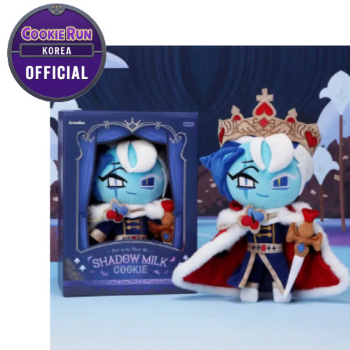 [Limited 500] Cookie Run Shadow Milk Cookie Plush korea [Shipping Extra]